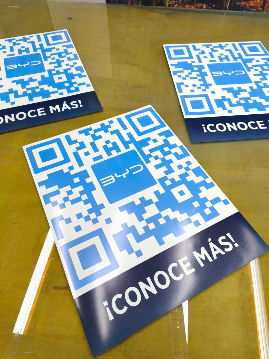 Imanes con código QR BYD